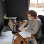 Steenhandel Geurds - Saskia aan het werk