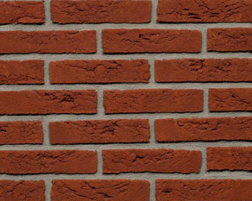 Steenstrip Geba 042 rood handvorm waalformaat. 