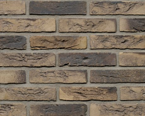 Steenstrip Geba 167 bruin zwart bont handvorm waalformaat.