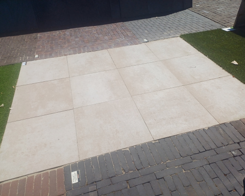 Terrastegel Beige 60x60x4cm beton.
