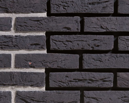 Metselsteen handvorm Geba 721 zwart metselsteen.