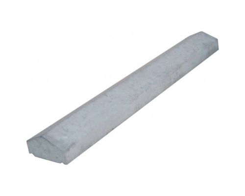 Muurafdekkers met punt 100x15x8/5cm grijs beton.