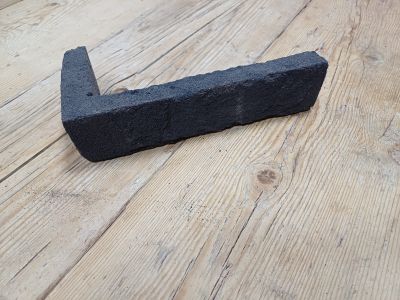 Steenstrip hoek zwart - Geba 102