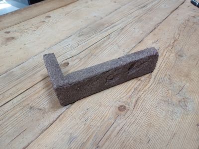 Hoekstrip mangaan handvorm waalformaat