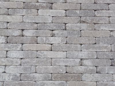 Betonklinker waalformaat taupe genuanceerd getrommeld