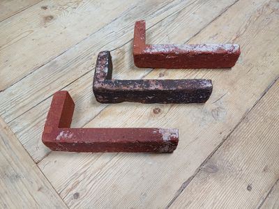 Hoekstrip Bommels antiek getrommeld waalformaat