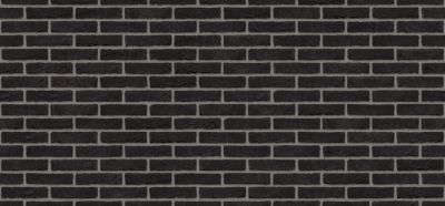 Waalformaat steenstrip zwart - Geba 377