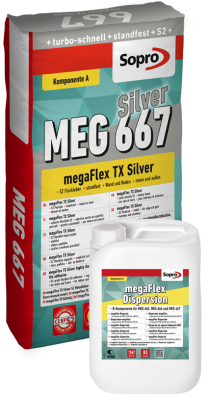 Sopro megaFlex TX Zilver - MEG 667 en vloeibare Dispersie