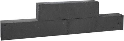 Forto Walling zwart 10x10x60cm.