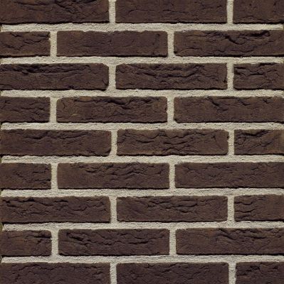 steenstrips waalformaat bruin metselwerk op een verticale binnenmuur