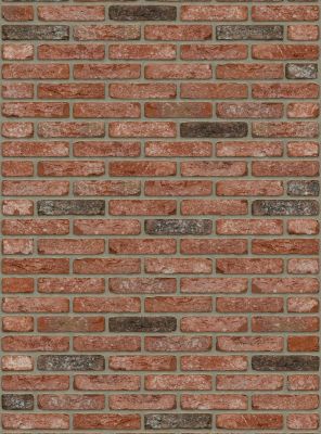 Waalformaat steenstrip getrommeld rood - Geba 249