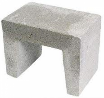 U-element Grijs beton 40x50x40cm.