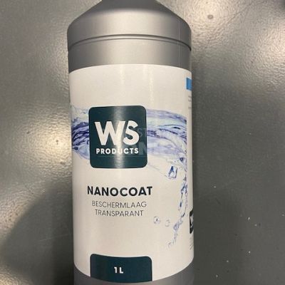 ws nanocoat transparant fles voor bescherming van bouwmaterialen