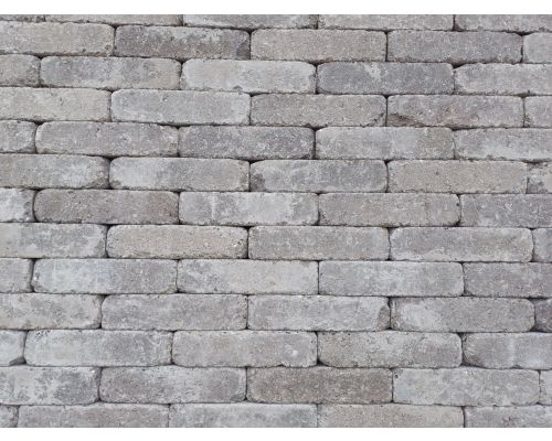 Betonklinker waalformaat taupe genuanceerd getrommeld