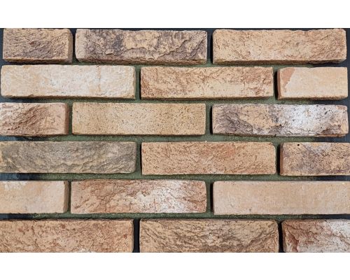 Steenstrip Geba 865 bruin geel grijs genuanceerd handvorm waalformaat.