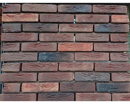 Metselsteen Aubergine bont rood gesinterd hv wf