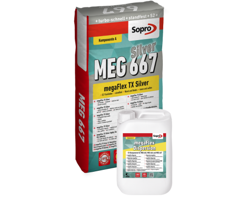 Sopro megaFlex TX Zilver - MEG 667 en vloeibare Dispersie