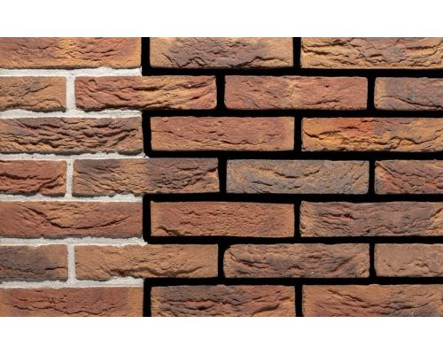 Metselsteen oranje bont geba 868 handvorm waalformaat.