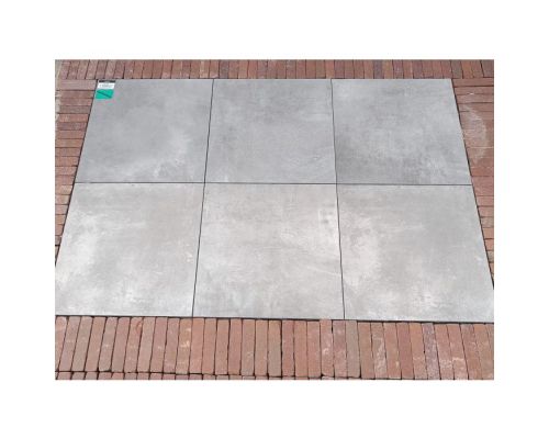 Keramische tegel op beton Grey 60x60x4cm. 25,00 p/m2