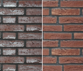 witte uitslag metselwerk